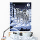 Lunar Calling Wolves Wall Decal
