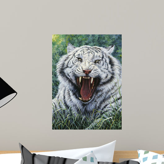 White Tiger 2 Wall Mural