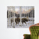 Moose Forest Twilight Wall Decal