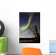 Aurora Borealis over Yukon Wall Decal Design 4