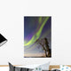 Aurora Borealis with Moonlight Wall Decal Design 32
