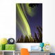 Aurora Borealis with Trees Wall Decal Design 11