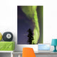 Aurora Borealis with Tree Wall Decal Design 3