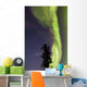 Aurora Borealis with Tree Wall Decal Design 3