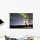 Aurora Borealis with Tree Wall Decal Design 2