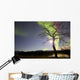 Aurora Borealis with Tree Wall Decal Design 2