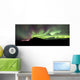 Aurora Borealis over Gray Wall Decal Design 4