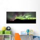 Aurora Borealis over Gray Wall Decal Design 4