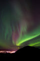 Aurora Borealis over Gray Wall Decal Design 2