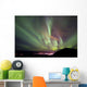 Aurora Borealis over Gray Wall Decal Design 1