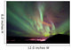 Aurora Borealis over Gray Wall Decal Design 1