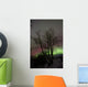 Aurora Borealis with Tree Wall Decal Design 1
