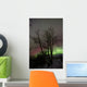 Aurora Borealis with Tree Wall Decal Design 1