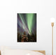 Aurora Borealis with Trees Wall Decal Design 9