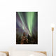 Aurora Borealis with Trees Wall Decal Design 9