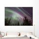 Aurora Borealis with Trees Wall Decal Design 7