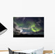 Aurora Borealis with Moonlight Wall Decal Design 30