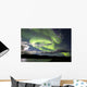 Aurora Borealis with Moonlight Wall Decal Design 29