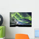 Aurora Borealis with Moonlight Wall Decal Design 27