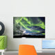 Aurora Borealis with Moonlight Wall Decal Design 27