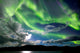 Aurora Borealis with Moonlight Wall Decal Design 27