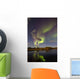 Aurora Borealis with Moonlight Wall Decal Design 23