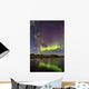 Aurora Borealis with Moonlight Wall Decal Design 22