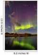 Aurora Borealis with Moonlight Wall Decal Design 22