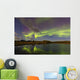 Aurora Borealis with Moonlight Wall Decal Design 21