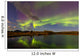 Aurora Borealis with Moonlight Wall Decal Design 21