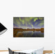 Aurora Borealis with Moonlight Wall Decal Design 16