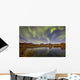 Aurora Borealis with Moonlight Wall Decal Design 16