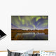 Aurora Borealis with Moonlight Wall Decal Design 16