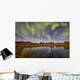 Aurora Borealis with Moonlight Wall Decal Design 16