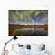 Aurora Borealis with Moonlight Wall Decal Design 16
