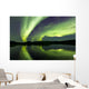 Aurora Borealis over Fish Wall Decal Design 23