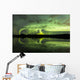 Aurora Borealis over Fish Wall Decal Design 22