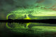 Aurora Borealis over Fish Wall Decal Design 22