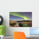 Aurora Borealis over Yukon Wall Decal Design 3