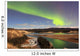 Aurora Borealis over Yukon Wall Decal Design 3