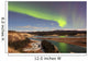 Aurora Borealis over Yukon Wall Decal Design 2