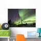 Aurora Borealis over Ranch Wall Decal Design 5