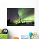 Aurora Borealis over Ranch Wall Decal Design 5