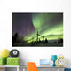 Aurora Borealis over Ranch Wall Decal Design 5