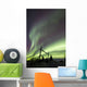 Aurora Borealis over Ranch Wall Decal Design 4
