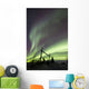 Aurora Borealis over Ranch Wall Decal Design 4