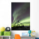 Aurora Borealis over Ranch Wall Decal Design 4