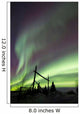 Aurora Borealis over Ranch Wall Decal Design 4