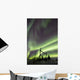 Aurora Borealis over Ranch Wall Decal Design 3
