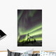 Aurora Borealis over Ranch Wall Decal Design 3